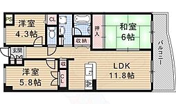 朝日プラザ宇治 5階/-