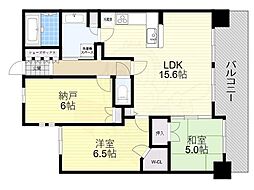 ネバーランド桃山 2階3LDKの間取り
