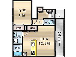 間取図画像 1LDK