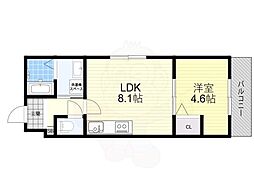 間取図画像 1LDK