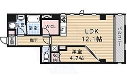 KITOIYASU 1LDKの間取図画像