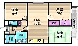 ラメゾンボヌール 3LDKの間取図画像