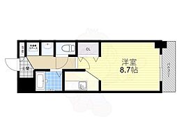コンシェルジュ京都駅前 1Kの間取図画像