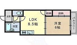 セレーノ塔南 1LDKの間取図画像