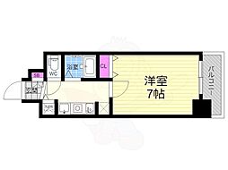 スワンズ京都油小路 1Kの間取図画像