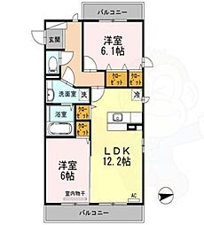 セジュール芹川 3階/-