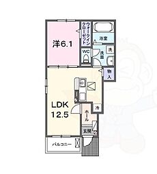 (仮)石田内里町アパート 1階/-