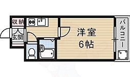 ネオレジデンス 1Kの間取図画像
