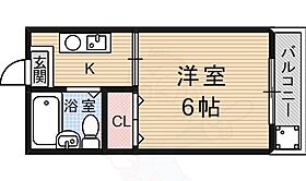 京都府京都市伏見区深草中ノ島町（賃貸アパート1K・2階・17.00㎡） その2