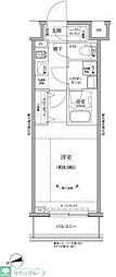 RELUXIA GRANDE 川崎 1Kの間取図画像