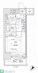 スパシエエール横浜 1Kの間取図画像