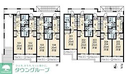 アベニール大口 1Kの間取図画像