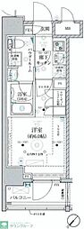 ベルグレード川崎AZ 1Kの間取図画像