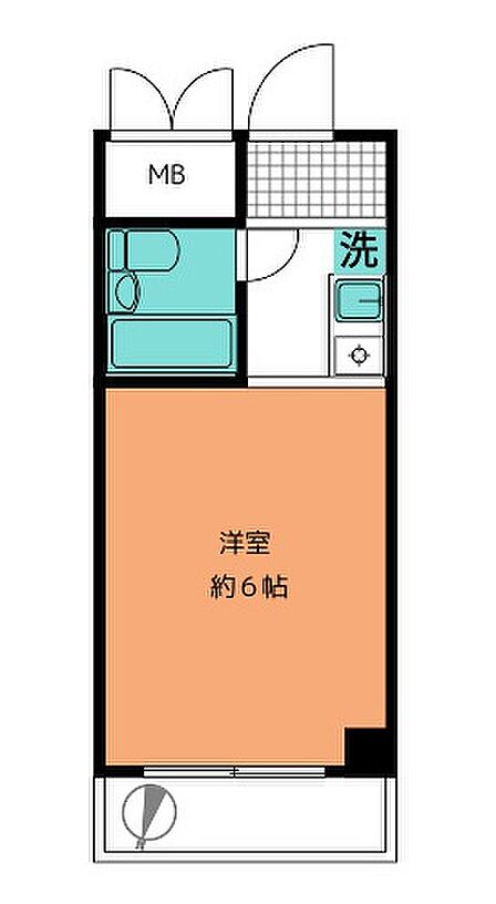1R 間取り
