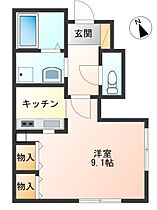 クラヴィエ有明 102 ｜ 東京都府中市南町３丁目51-5（賃貸アパート1K・1階・31.99㎡） その2