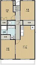 間取図画像 3LDK