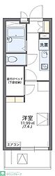 レオパレスアルテア日進 1Kの間取図画像
