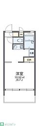 レオパレスGOLD 1Kの間取図画像