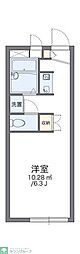 レオパレスアイリス 1Kの間取図画像