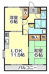 シティコート宮原 3LDKの間取図画像