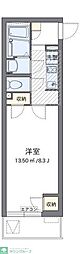 レオパレスパーシル 1Kの間取図画像