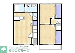 グランド・ソレイユ2A 2LDKの間取図画像
