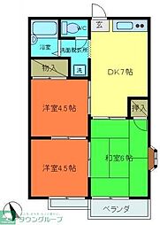 NSハイツ 3DKの間取図画像