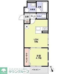 (仮称)さいたま市見沼区東大宮5丁目計画 1LDKの間取図画像