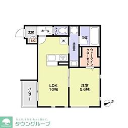 (仮称)さいたま市見沼区東大宮5丁目計画 1LDKの間取図画像