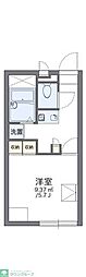 レオパレスヴィラ南平台 1Kの間取図画像