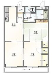 グランドメゾン矢島 3DKの間取図画像