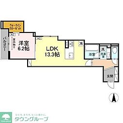 間取図画像 1LDK