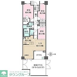間取図画像 3LDK