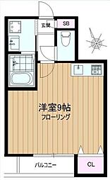 Forest江古田 ワンルームの間取図画像