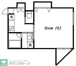 パームグローヴ 1Kの間取図画像