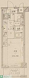ステージファースト上落合 1Kの間取図画像