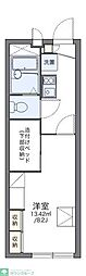 レオパレスGフォレスト沼袋 1Kの間取図画像