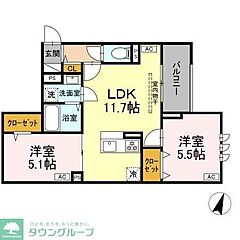 物件の間取り