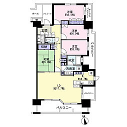 ユトリシア五番街 4LDKの間取図画像
