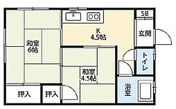 高峰荘 2階