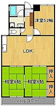 サンシティ三萩野  ｜ 福岡県北九州市小倉北区白銀2丁目（賃貸マンション3LDK・4階・66.97㎡） その2