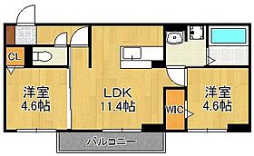 AURALEE足立  ｜ 福岡県北九州市小倉北区足立1丁目（賃貸アパート2LDK・3階・48.11㎡） その2