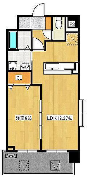 パークサイドヴィラ ｜福岡県北九州市小倉北区片野新町2丁目(賃貸マンション1LDK・2階・42.23㎡)の写真 その2