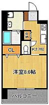 グラーツィア畠中  ｜ 福岡県北九州市小倉北区三萩野1丁目（賃貸マンション1K・4階・30.45㎡） その2