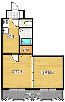 ロイヤルトレンディ  ｜ 福岡県北九州市小倉北区片野4丁目（賃貸マンション2K・6階・37.00㎡） その2