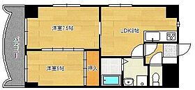 ロイヤルエレガンス  ｜ 福岡県北九州市小倉北区片野4丁目（賃貸マンション2LDK・12階・43.87㎡） その2