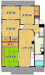 パークハイツ妙見 2階