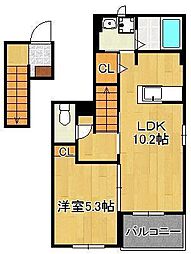 カーサ・フォンターナ 2階