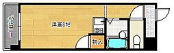 ヤングハイツドルチェ ワンルームの間取図画像