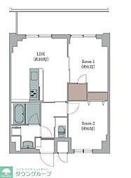 Ｌ’Ｆｏｒｉａ瑞江 5階1SLDKの間取り